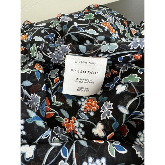 Veronica Beard Marilyn Cold Shoulder 100% Silk Dress Size 2 - Picture 13 of 16